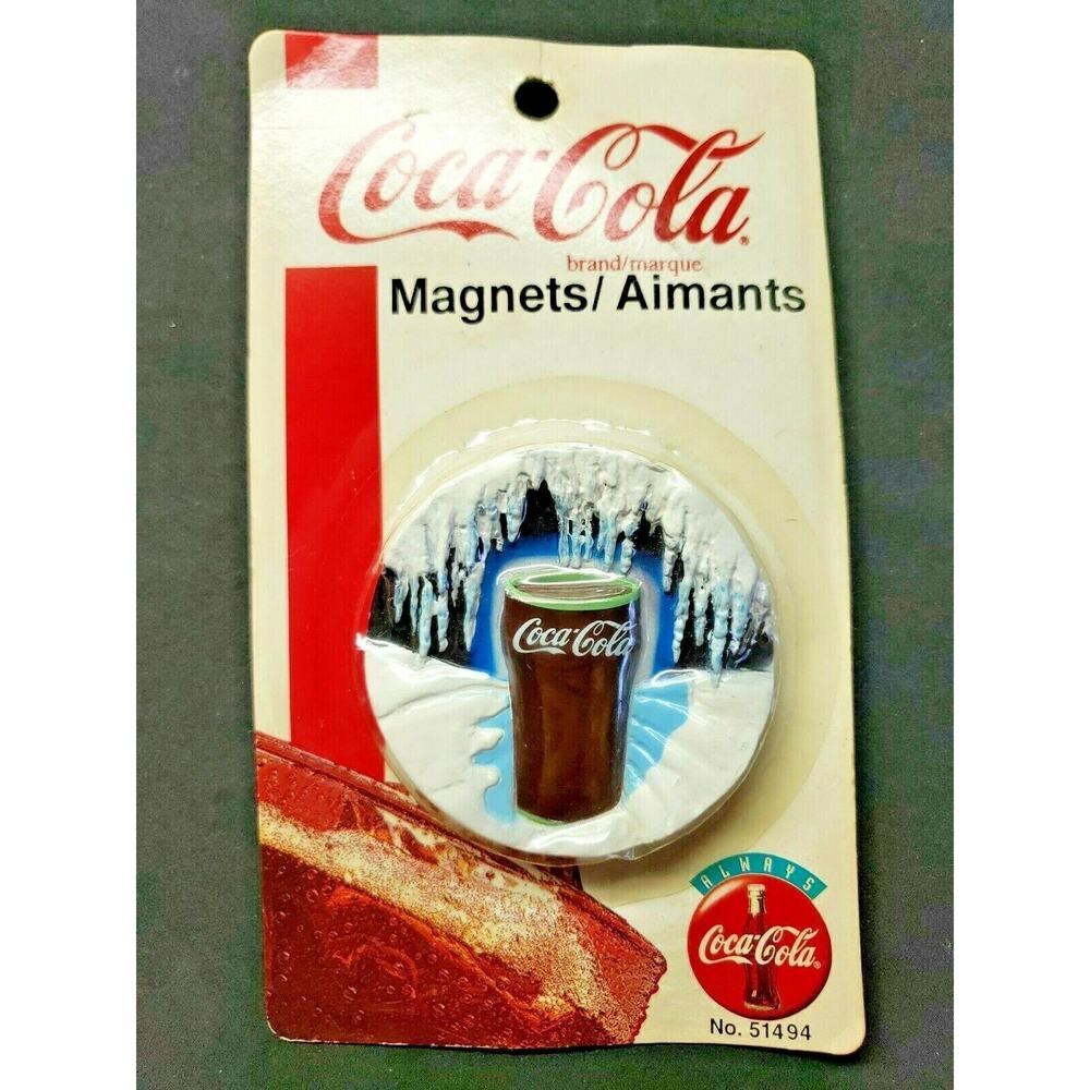 Vintage 1997 Coca Cola / Coke Magnet Polar Bear Bottle 51494 Sealed‎ New U127